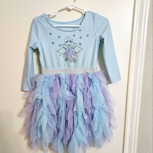 Frozen II leotard with attached tutu 3T